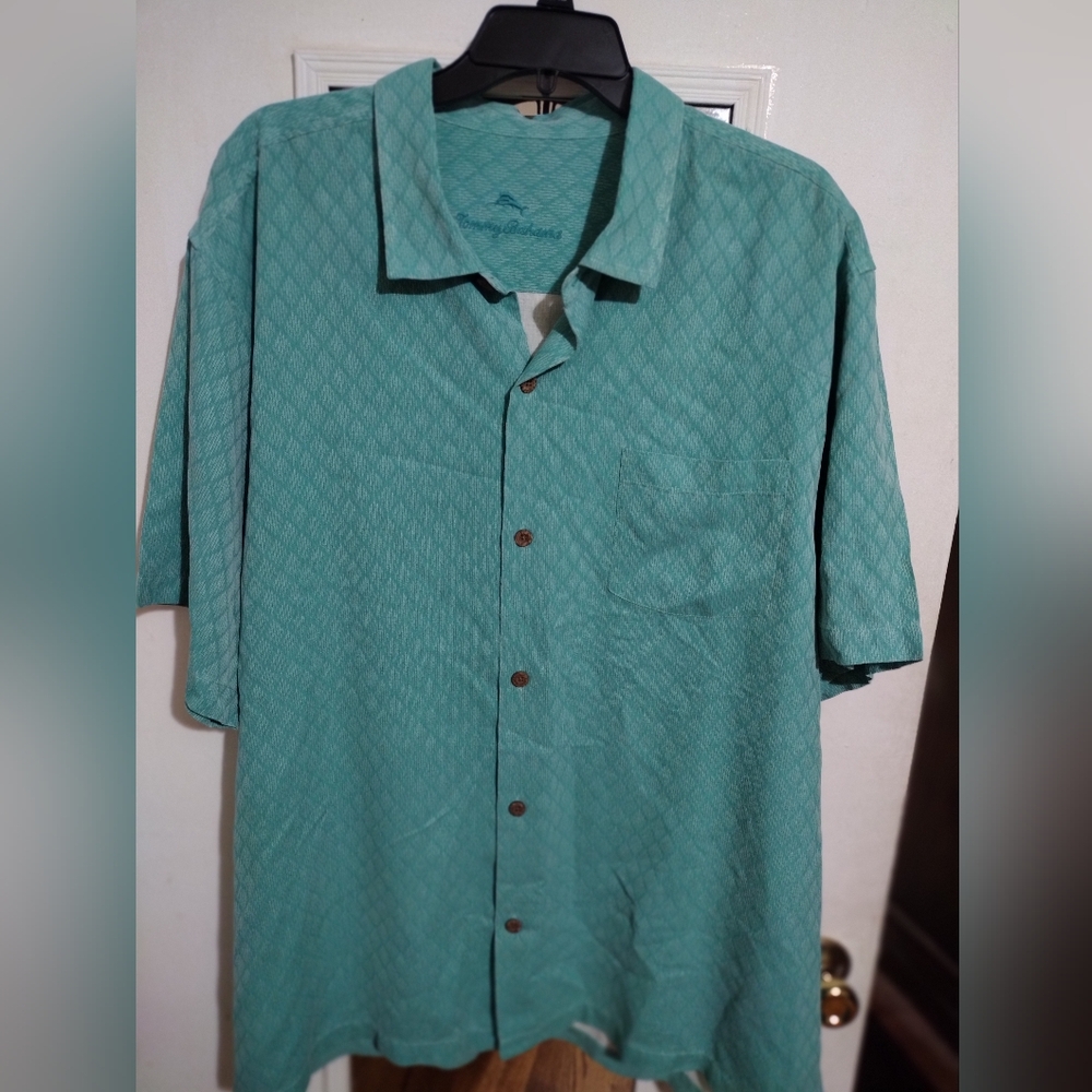Tommy Bahama silk shirt, XXL, silk